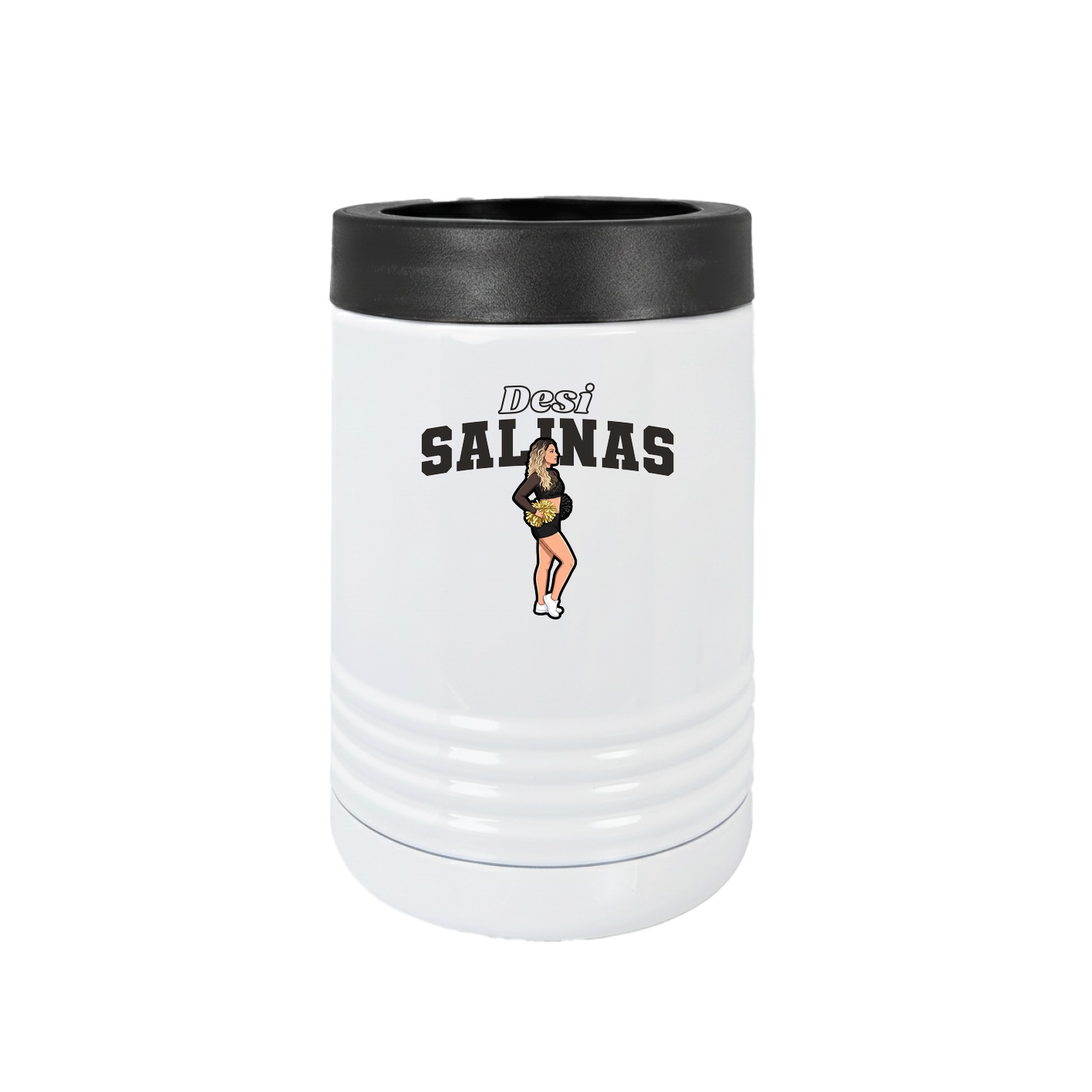 Beverage Holder — Name Arch in White