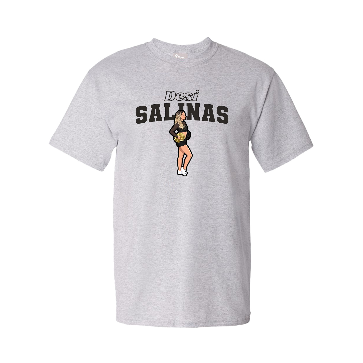 Tee — Name Arch in Grey