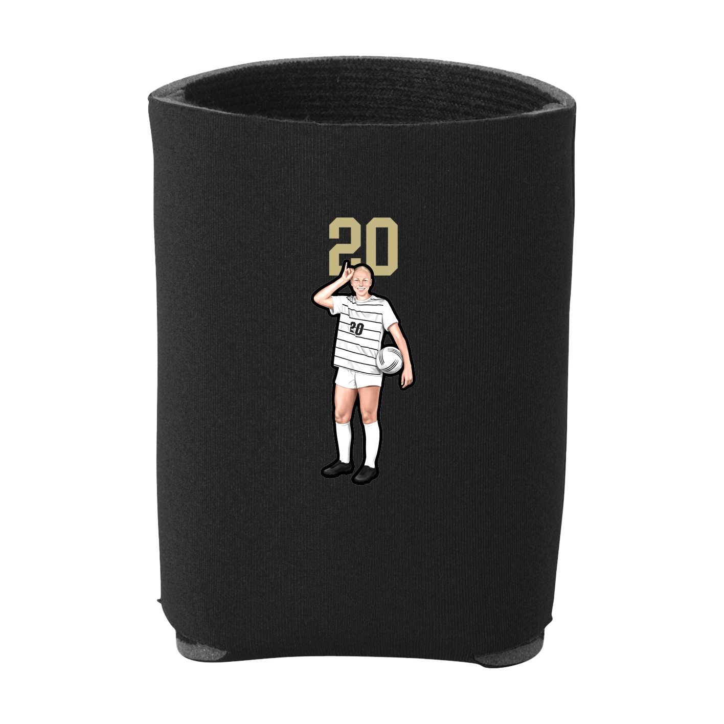 Can Holder — Number Top in Black