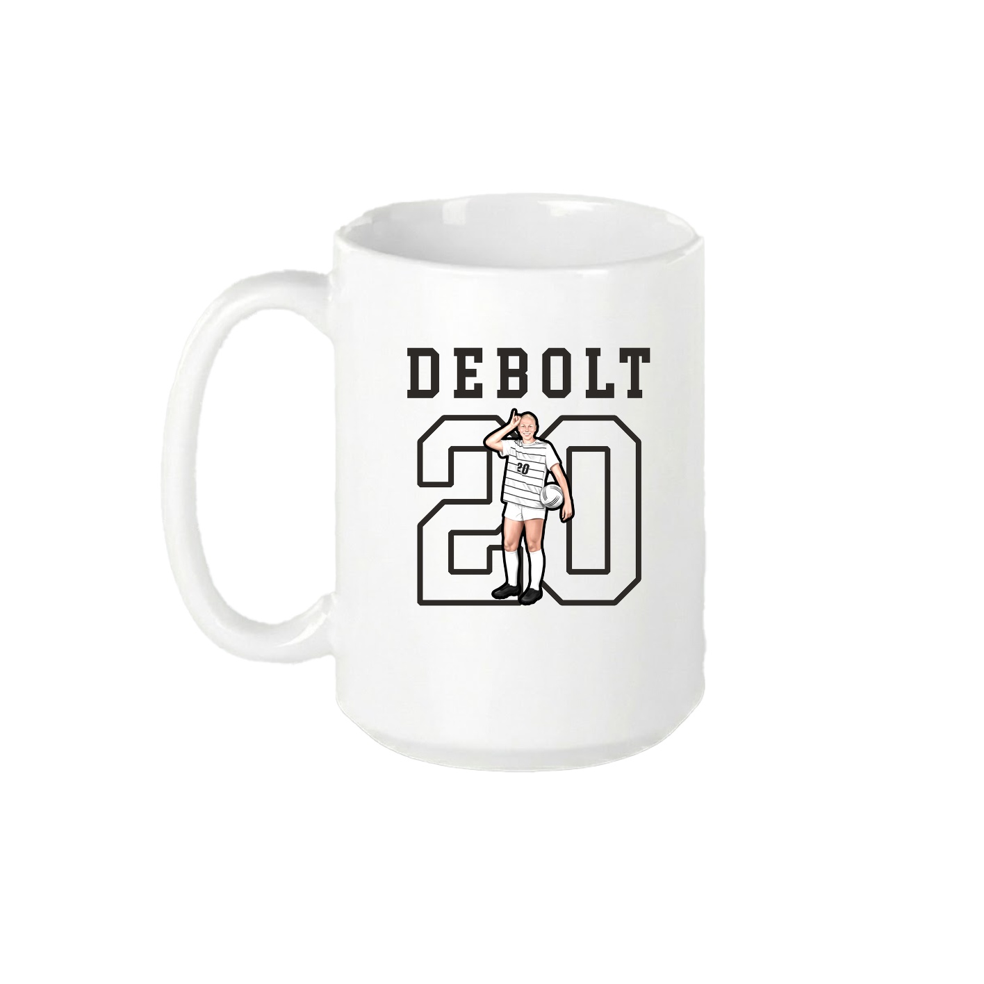 15oz Coffee Mug — Shirsey in White