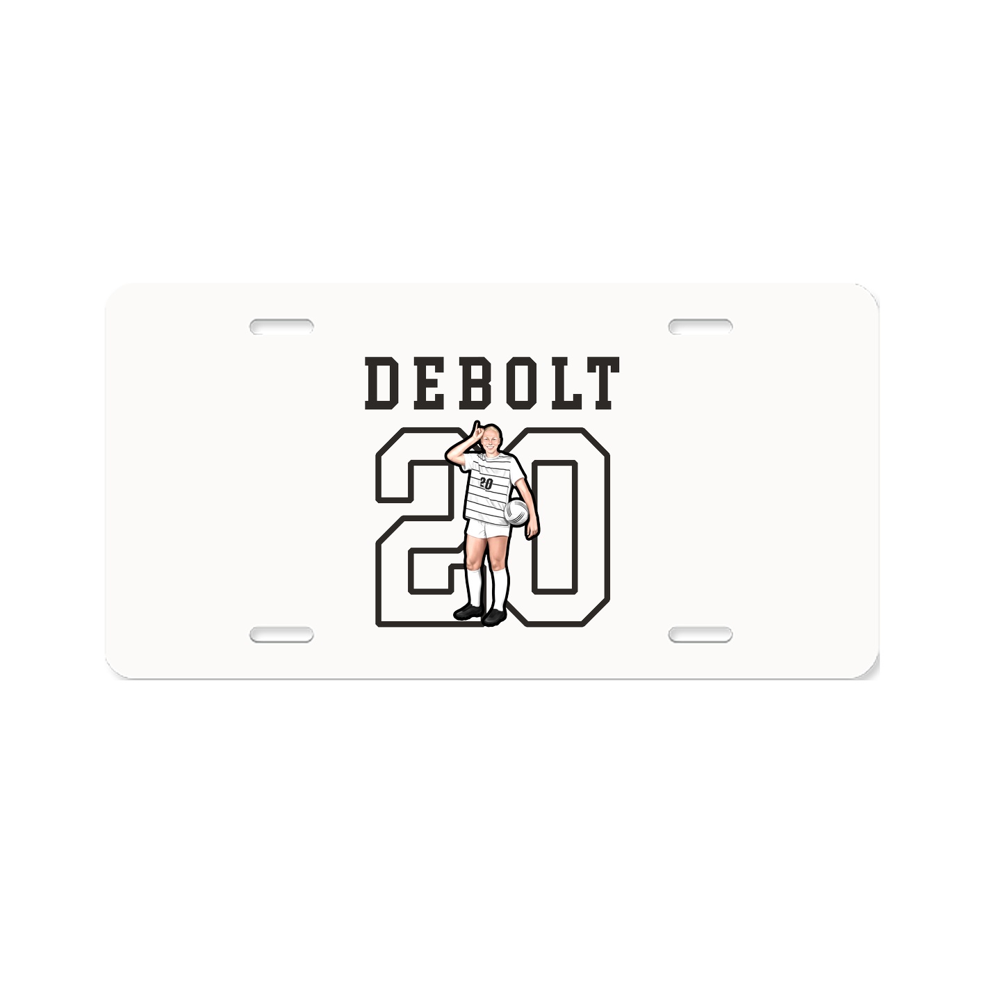 License Plate — Shirsey in Classic
