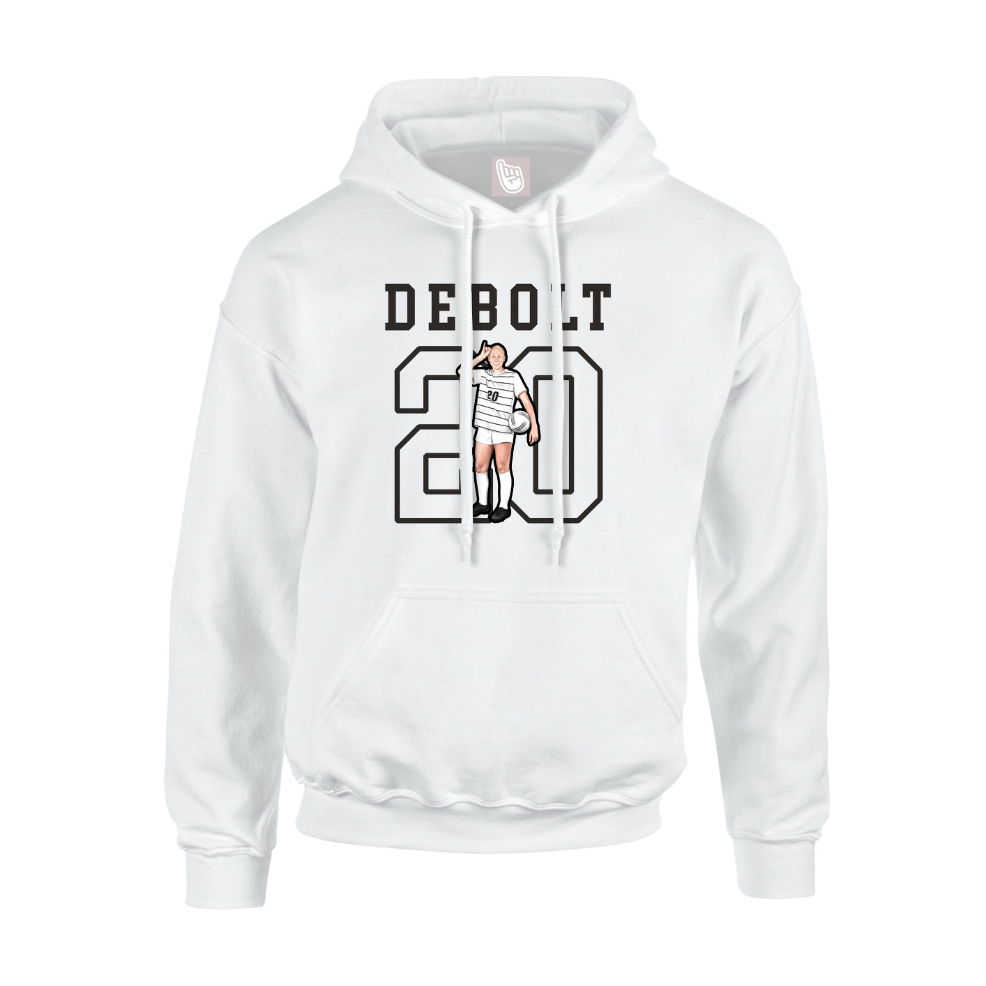 Youth Hoodie — Shirsey in White