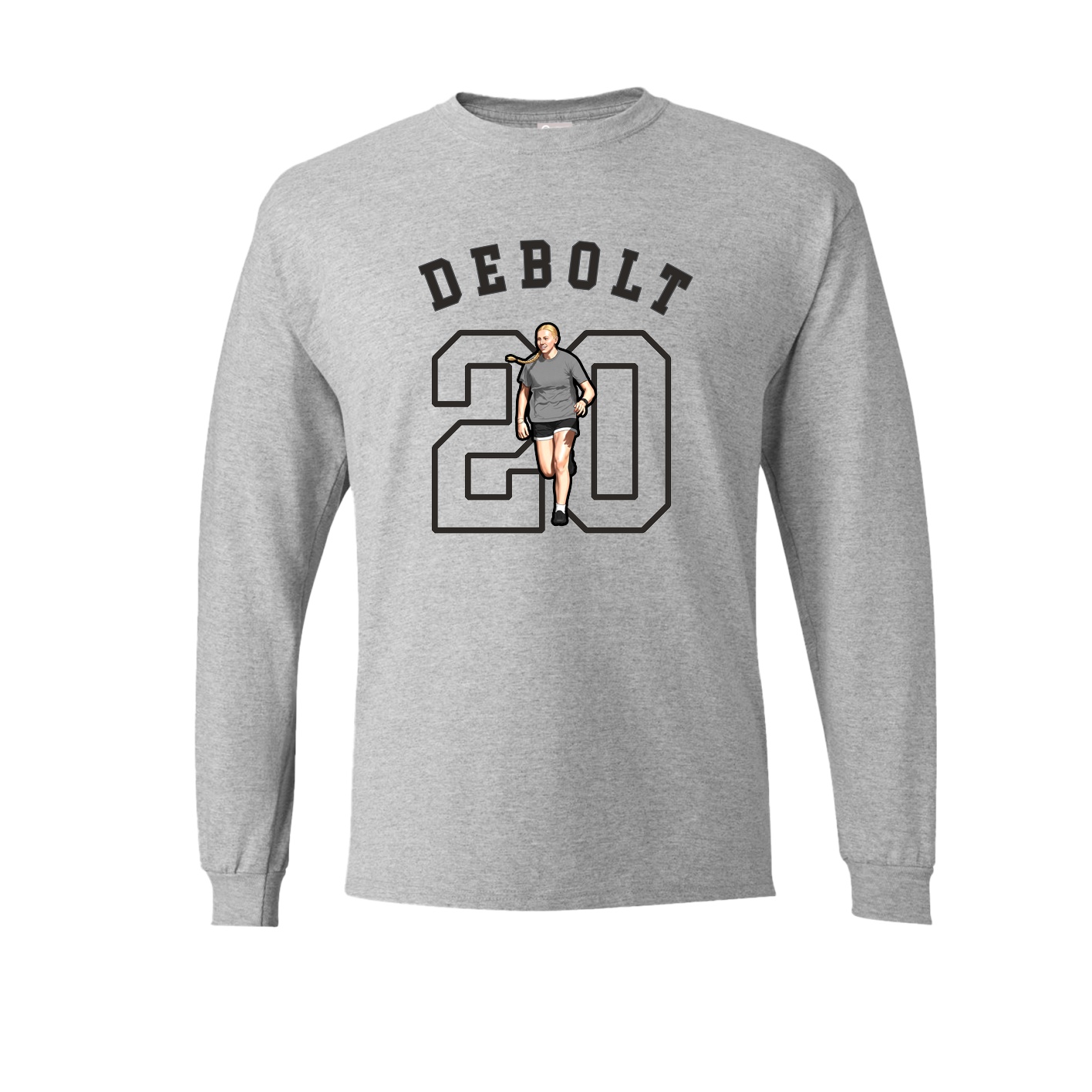 Long Sleeve Tee — Shirsey Arch in Grey