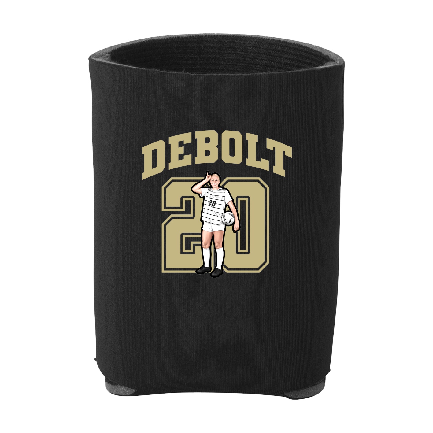 Can Holder — Number in Black