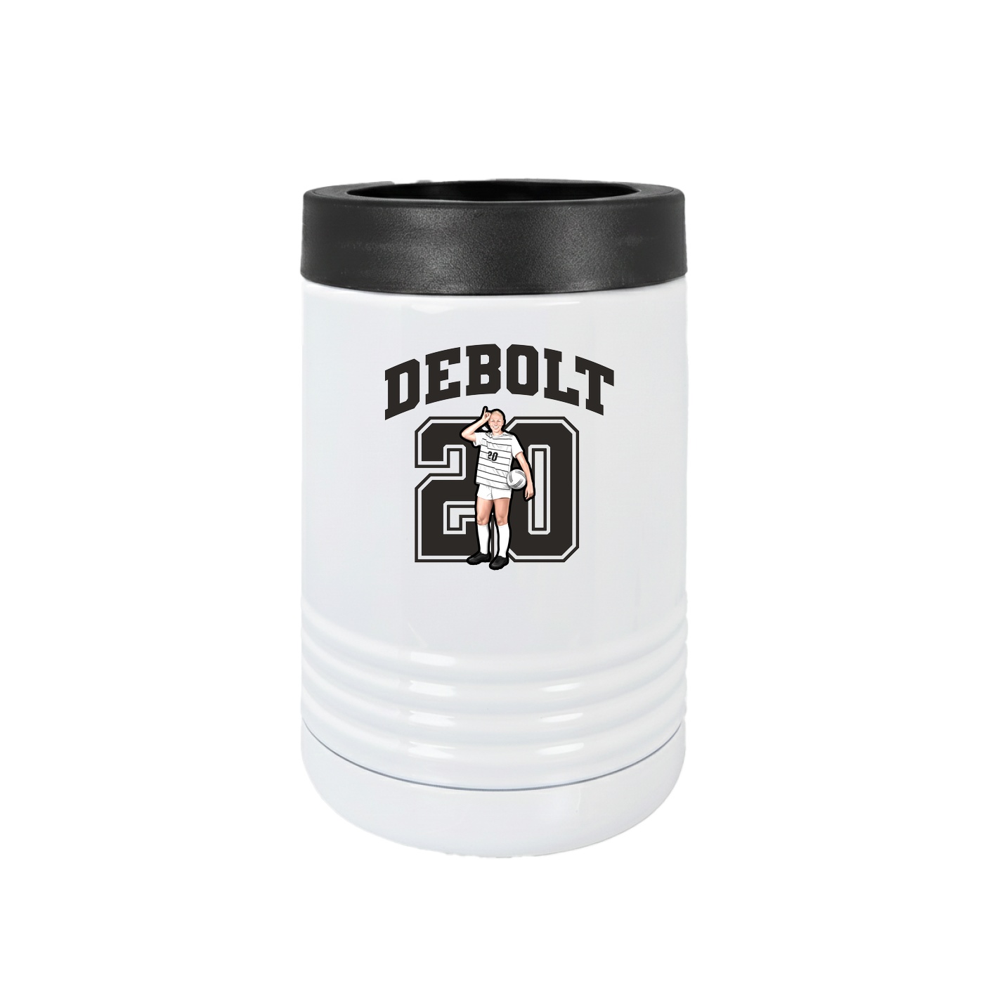 Beverage Holder — Number in White