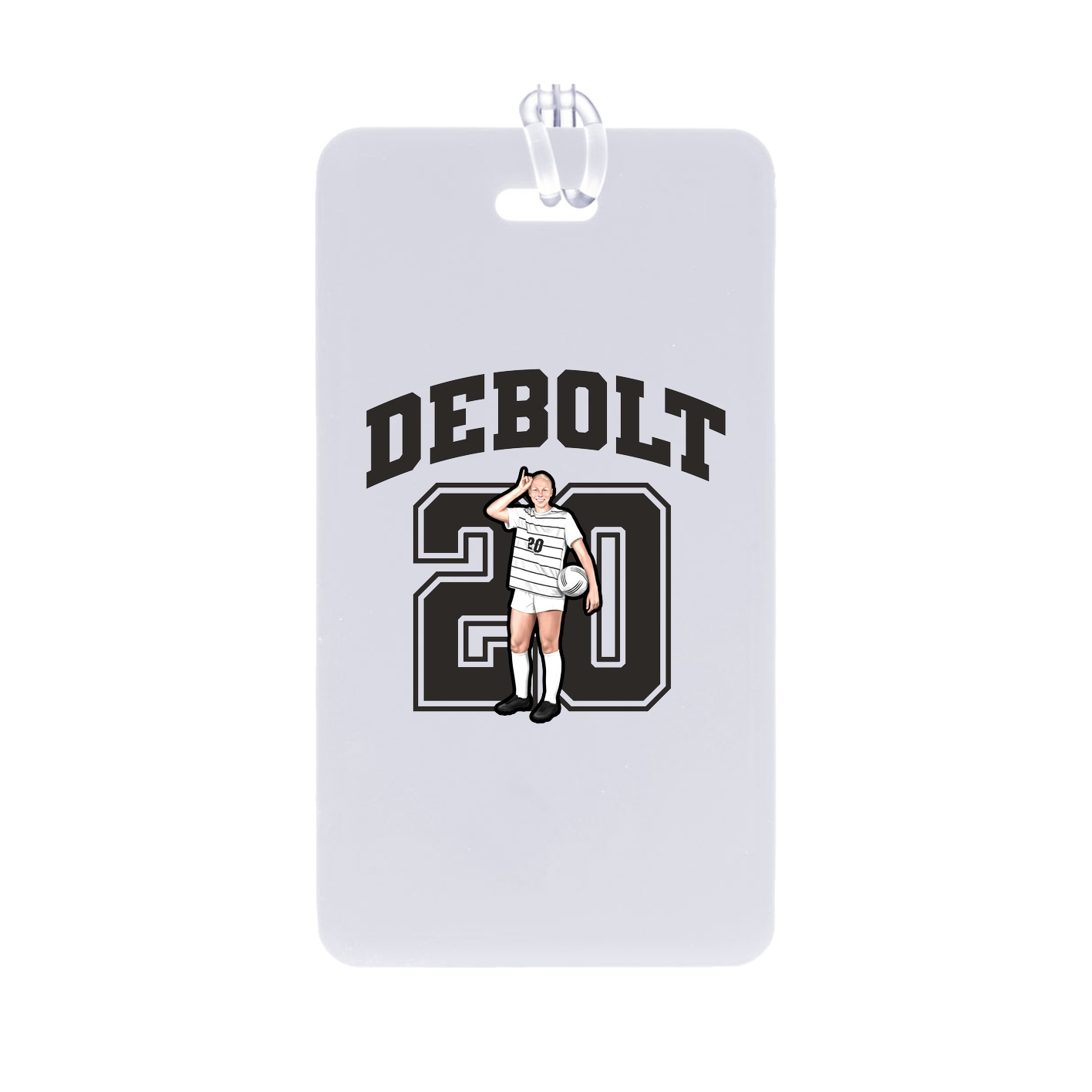 Bag Tag — Number in Classic
