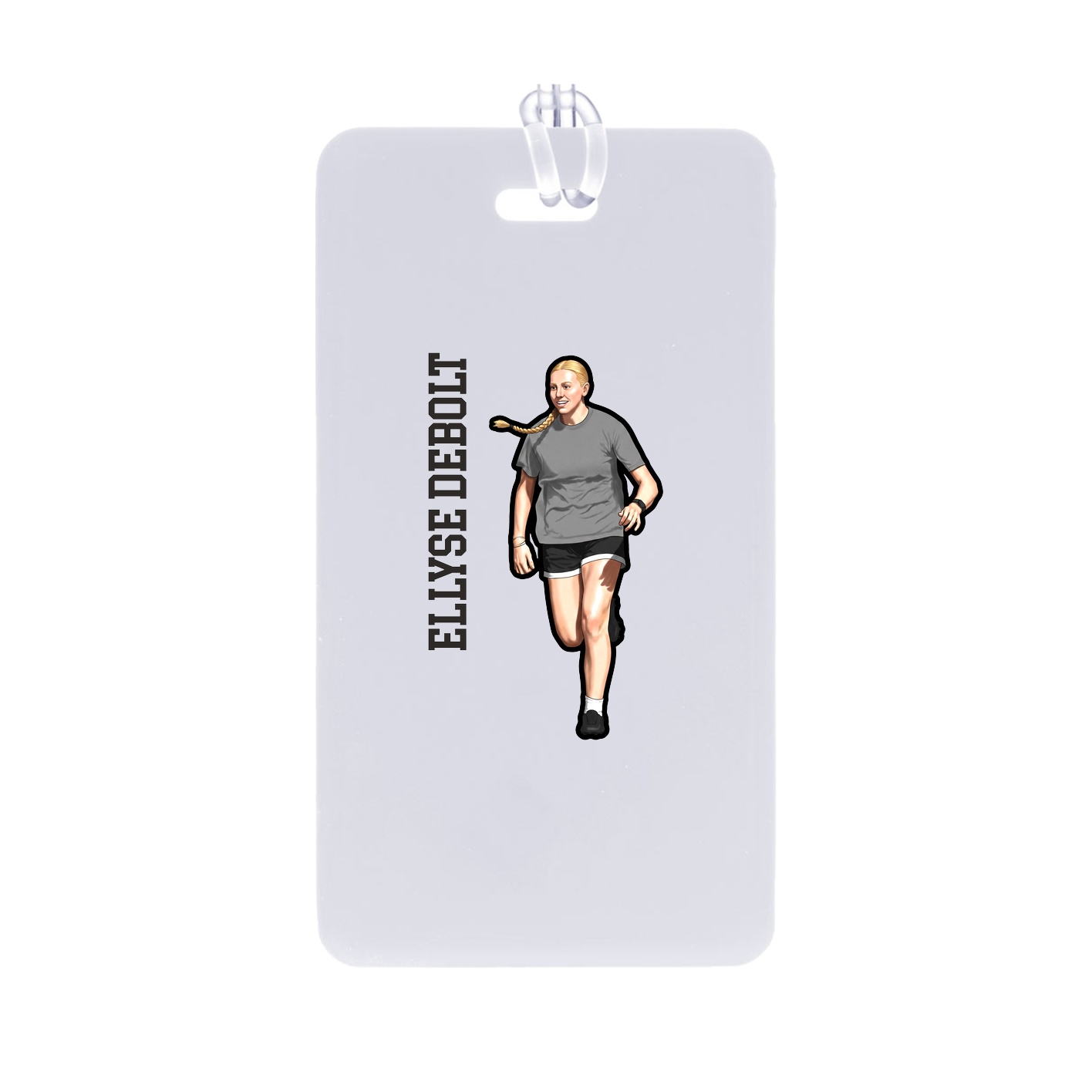 Bag Tag — Name Vertical in Classic