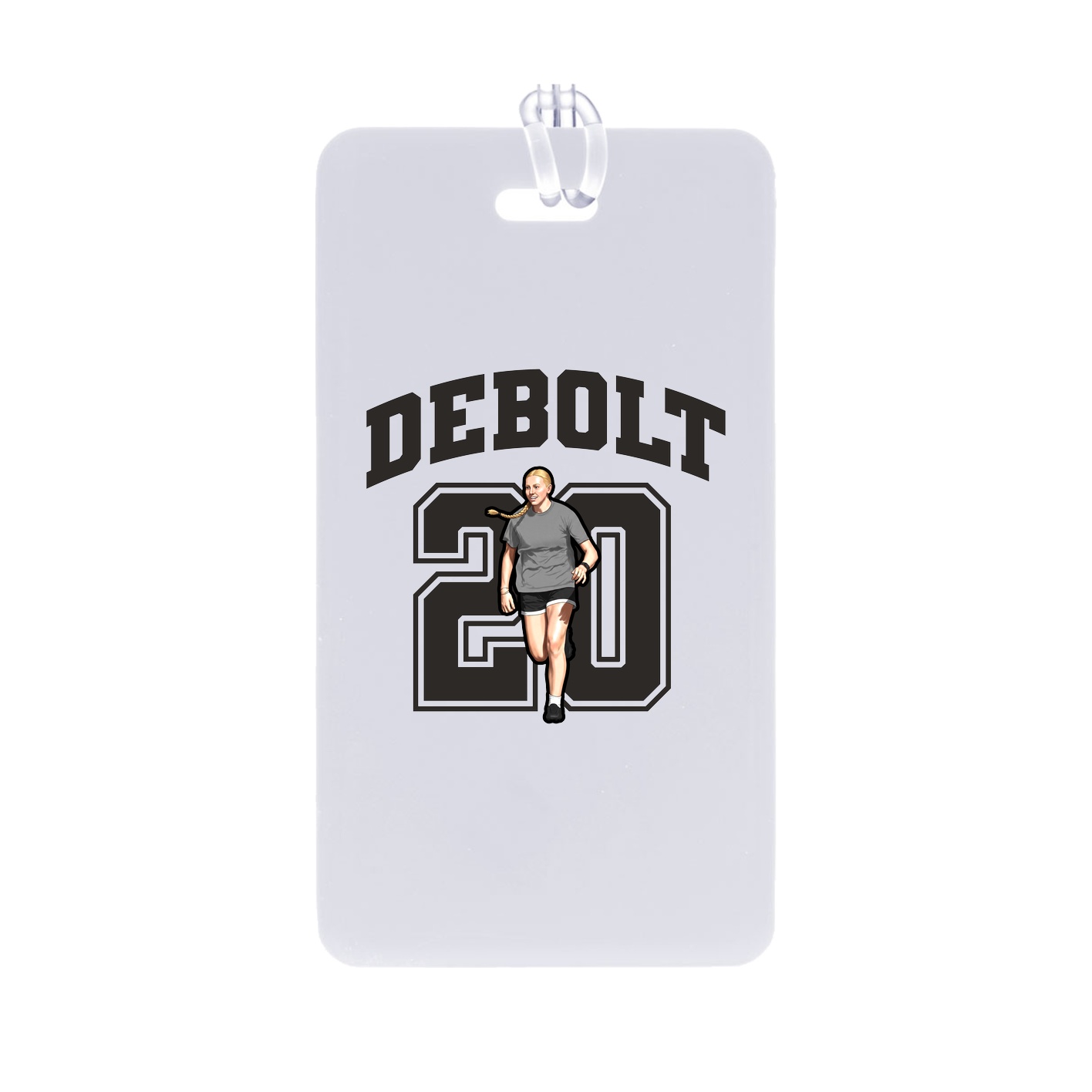 Bag Tag — Number in Classic