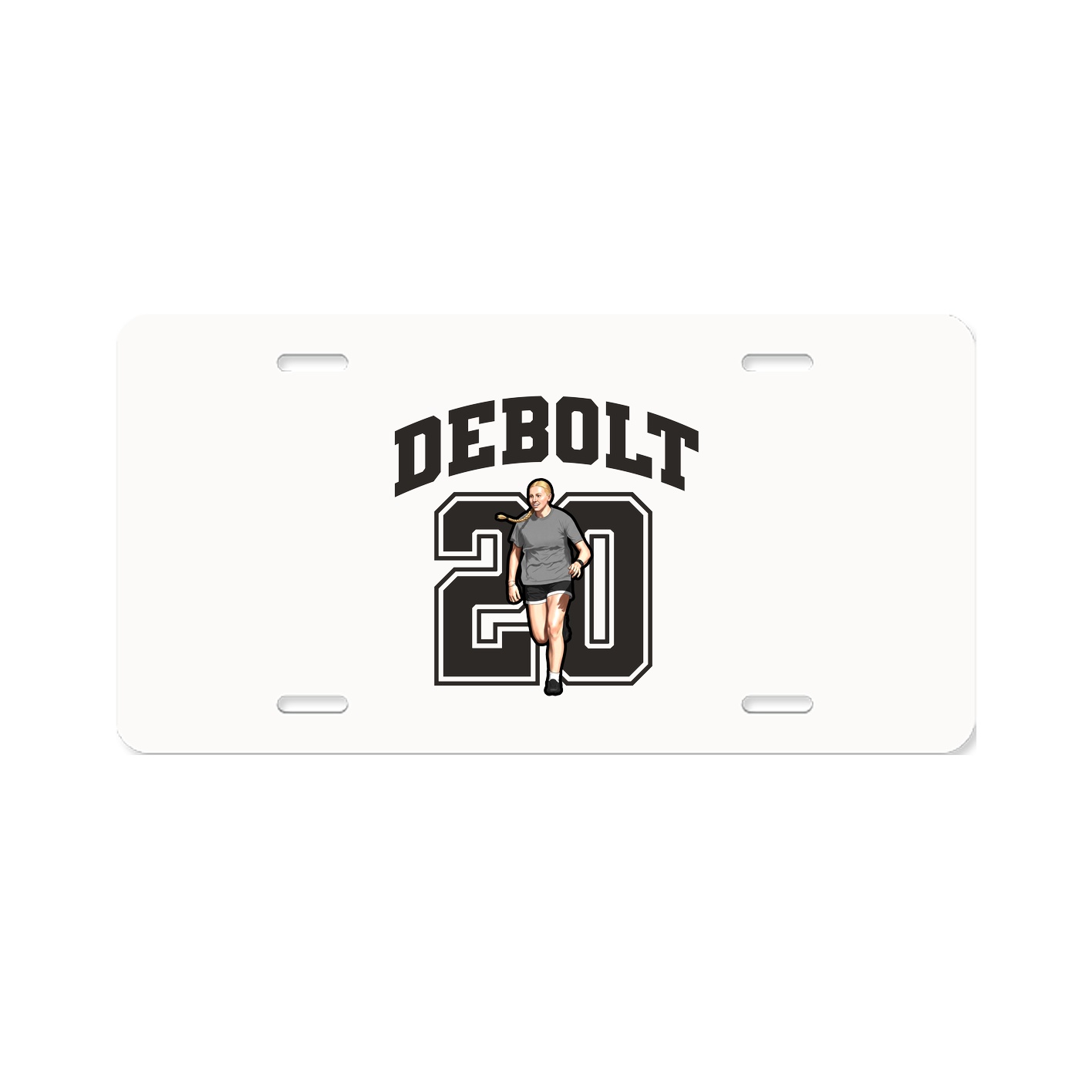 License Plate — Number in Classic