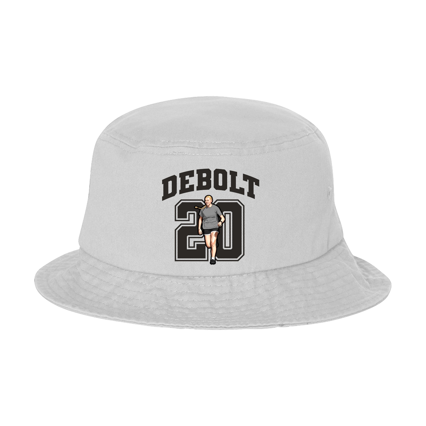 Bucket Cap — Number in White