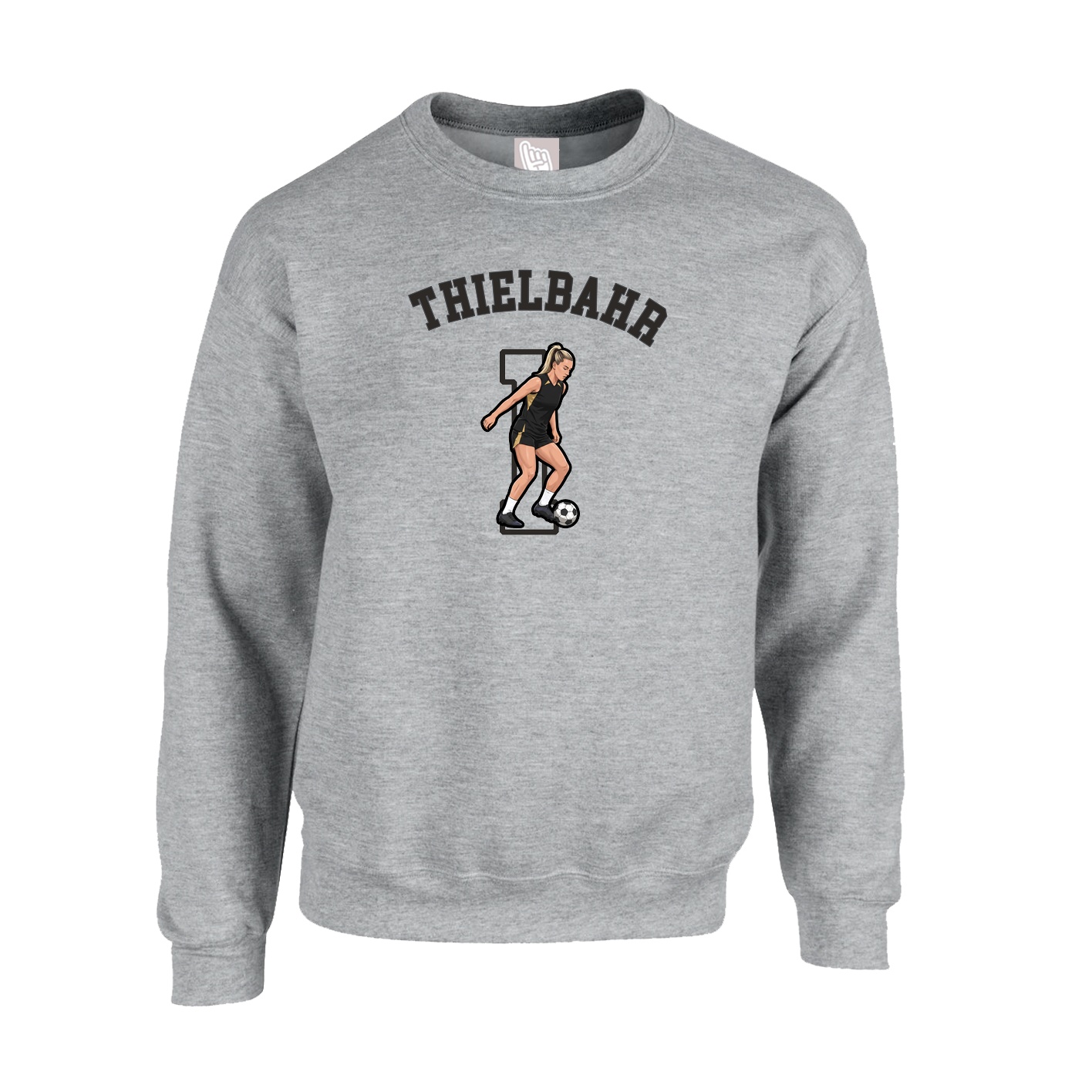 Fleece Crew — Shirsey Arch in Grey