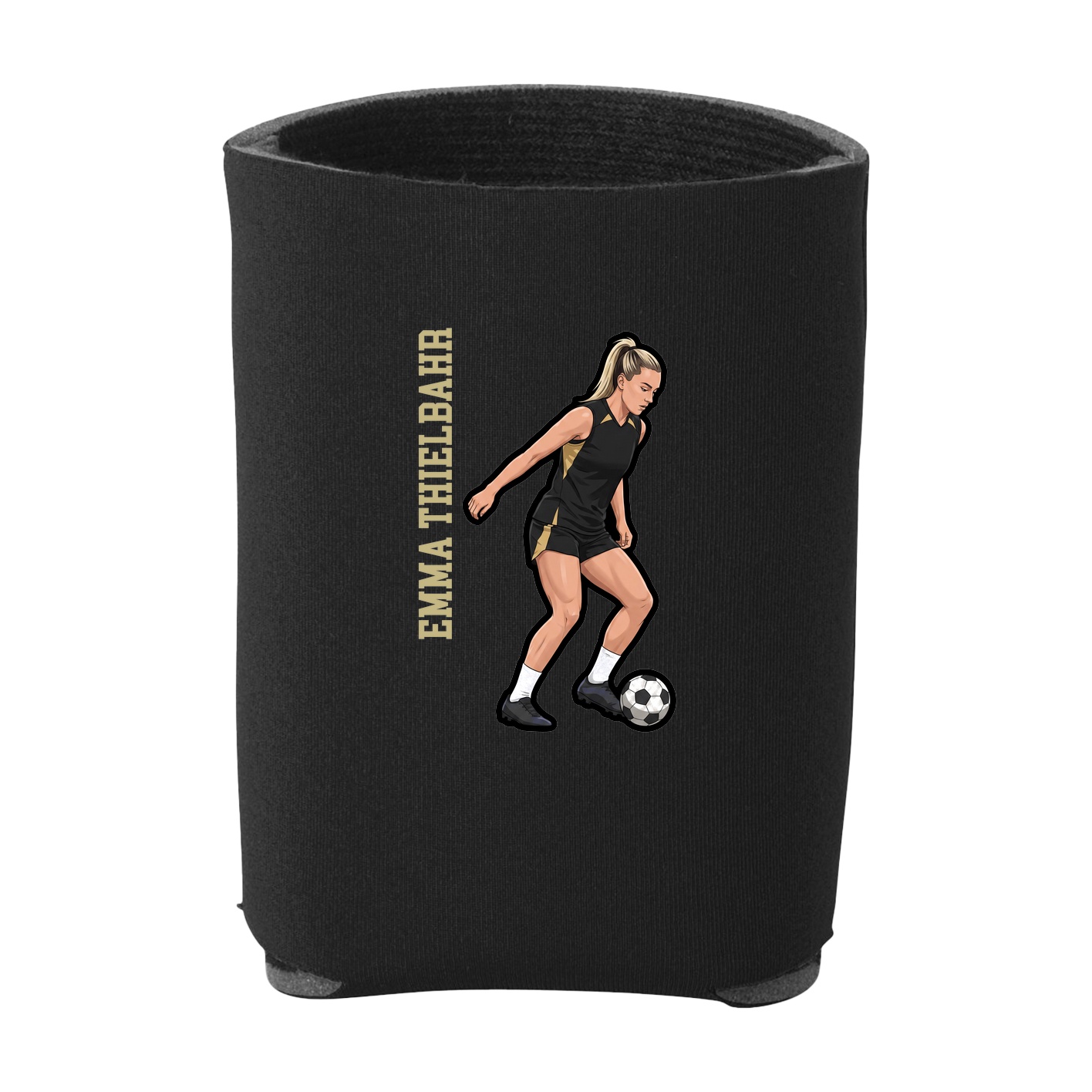 Can Holder — Name Vertical in Black