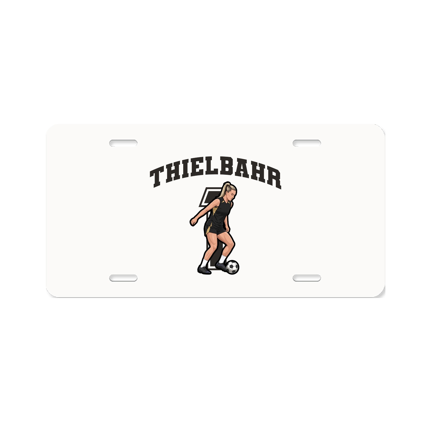 License Plate — Number in Classic