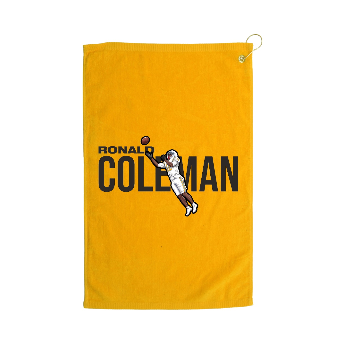 Golf Towel — Player Name in Gold