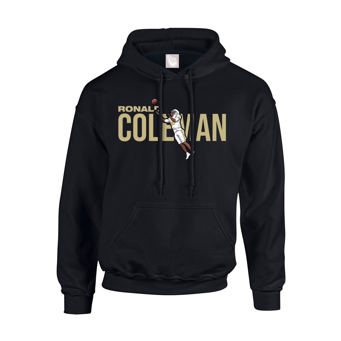 Youth Hoodie — Player Name in Black
