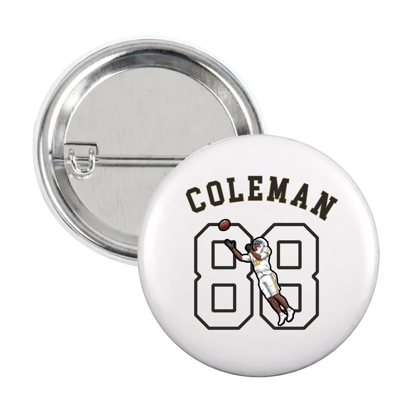 Game Day Button — Shirsey Arch in White