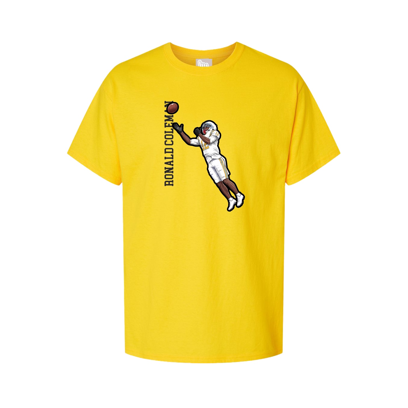 Tee — Name Vertical in Gold
