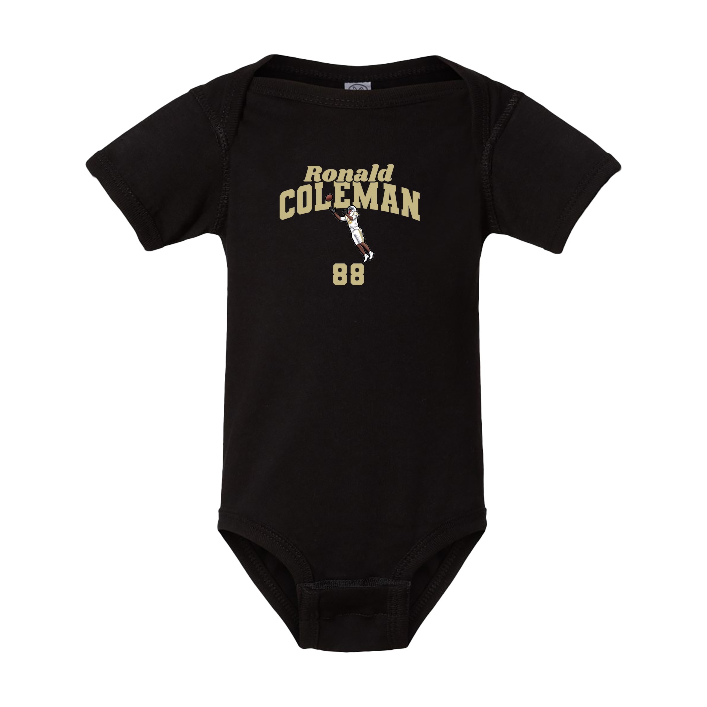Baby Onesie — Signature Arch in Black