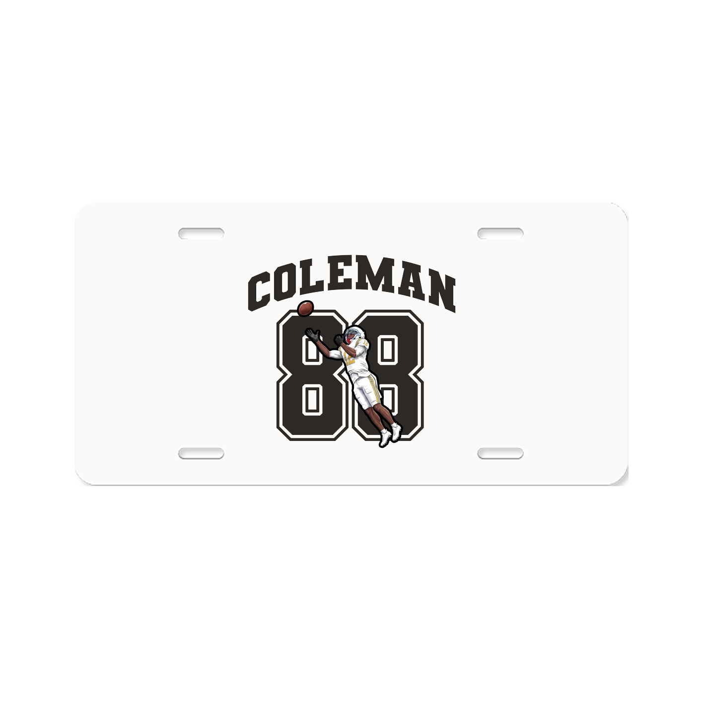 License Plate — Number in Classic