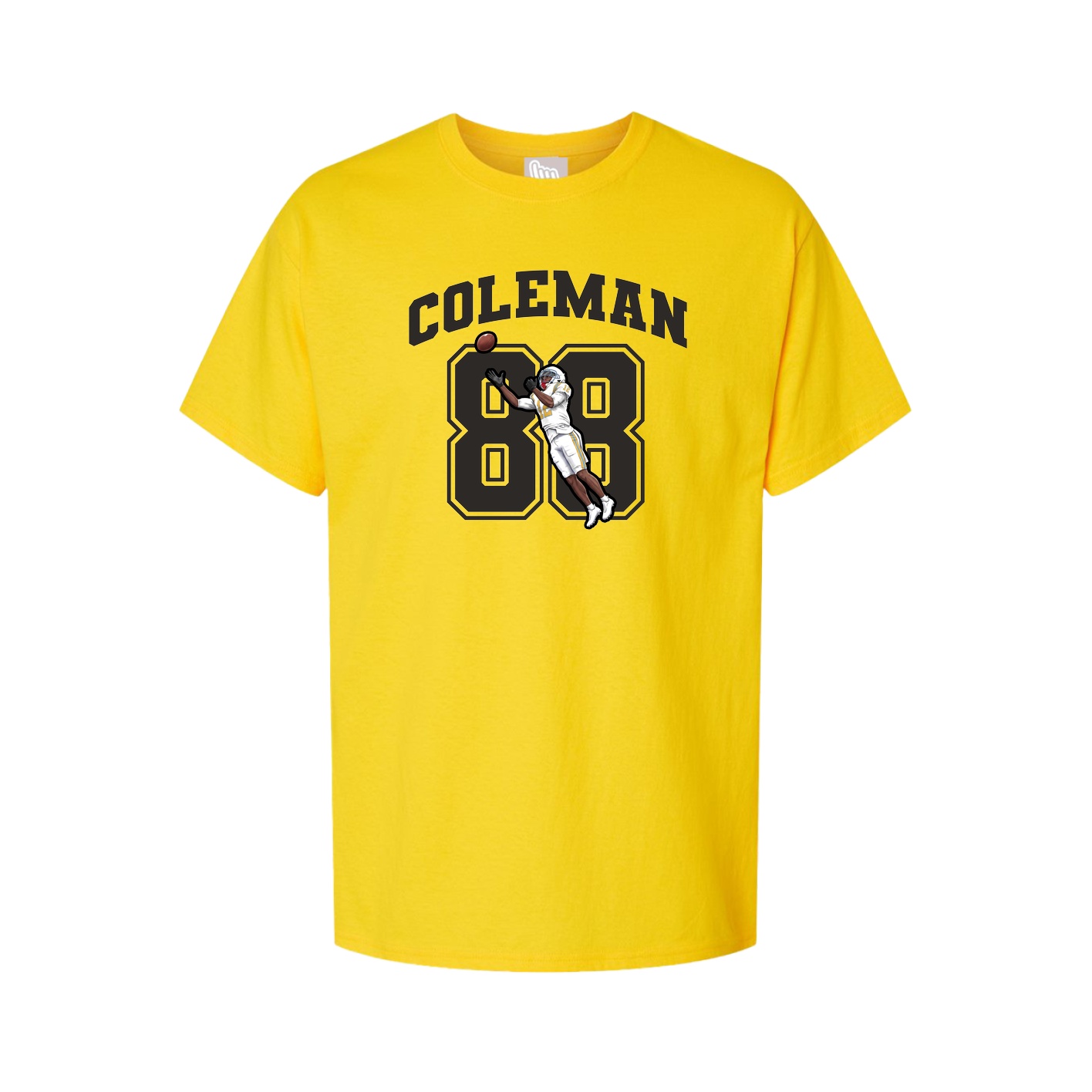 Youth Tee — Number in Gold