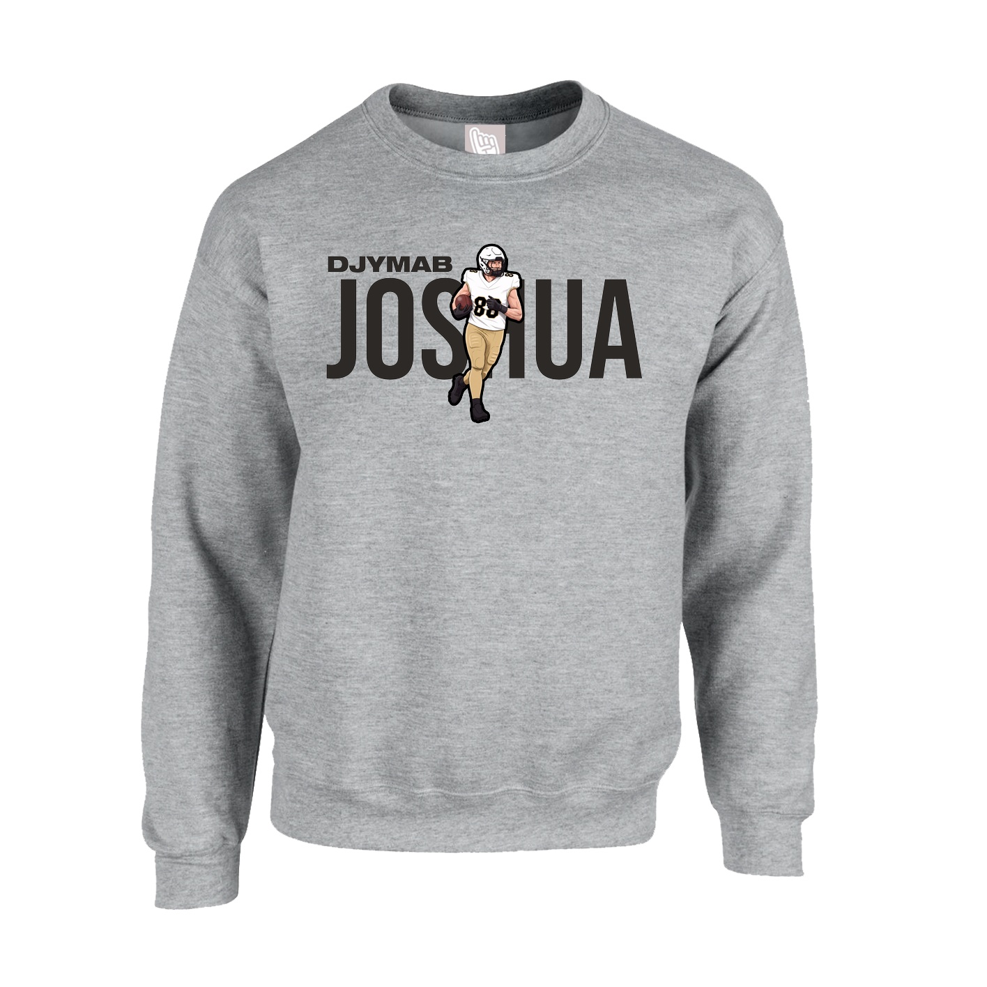 Fleece Crew — Player Name in Grey