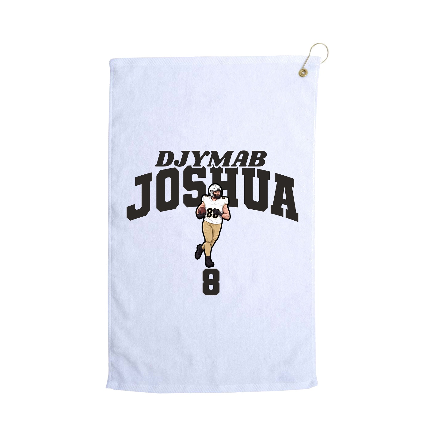 Golf Towel — Signature Arch in White