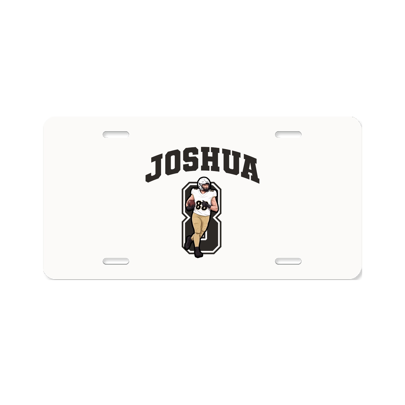License Plate — Number in Classic