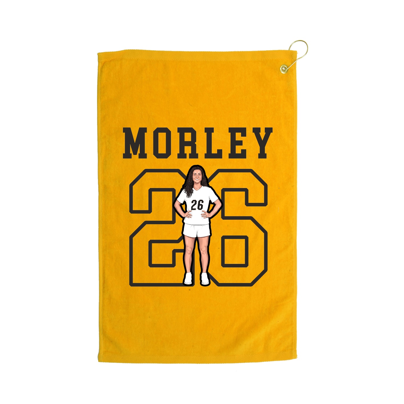 Golf Towel — Shirsey in Gold