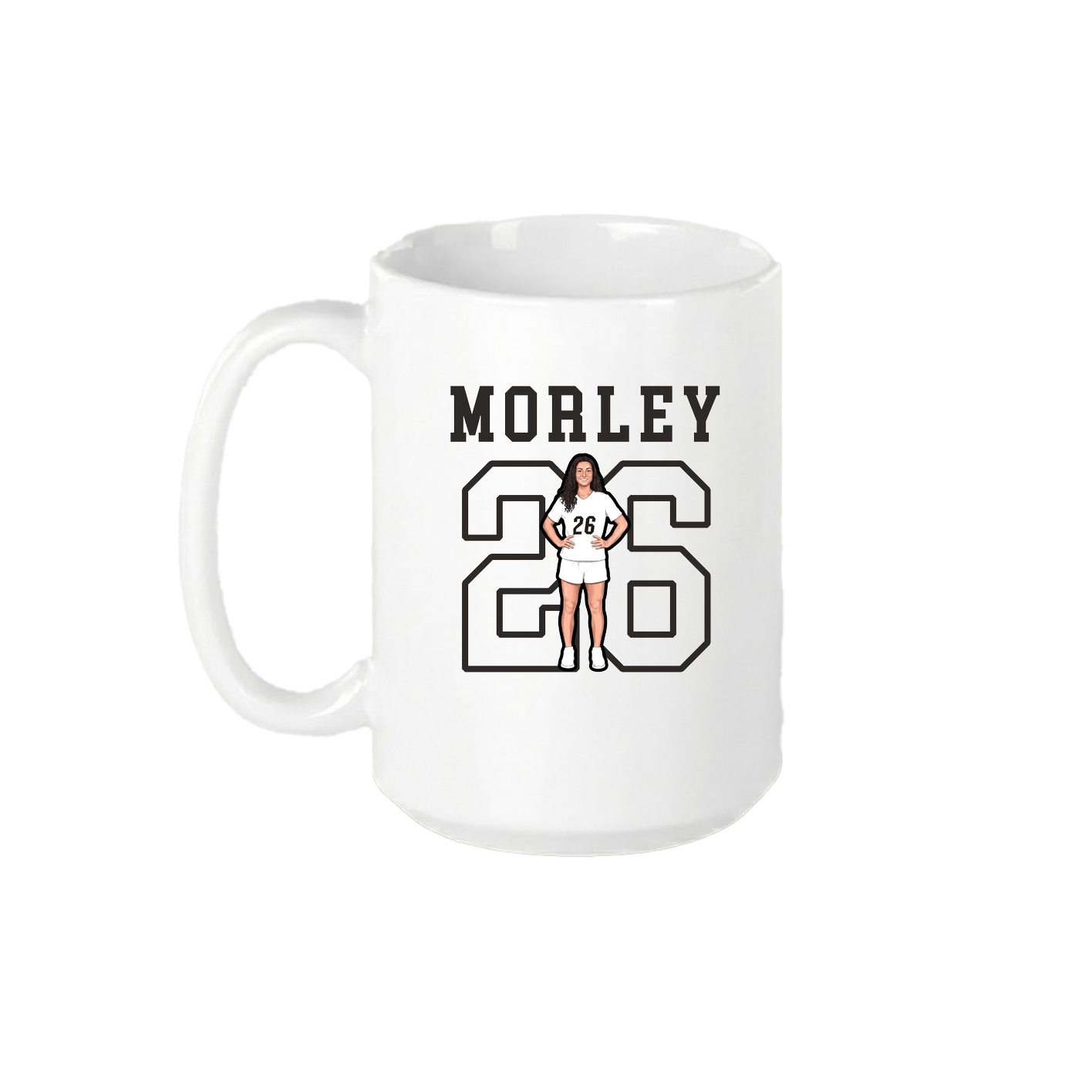 15oz Coffee Mug — Shirsey in White
