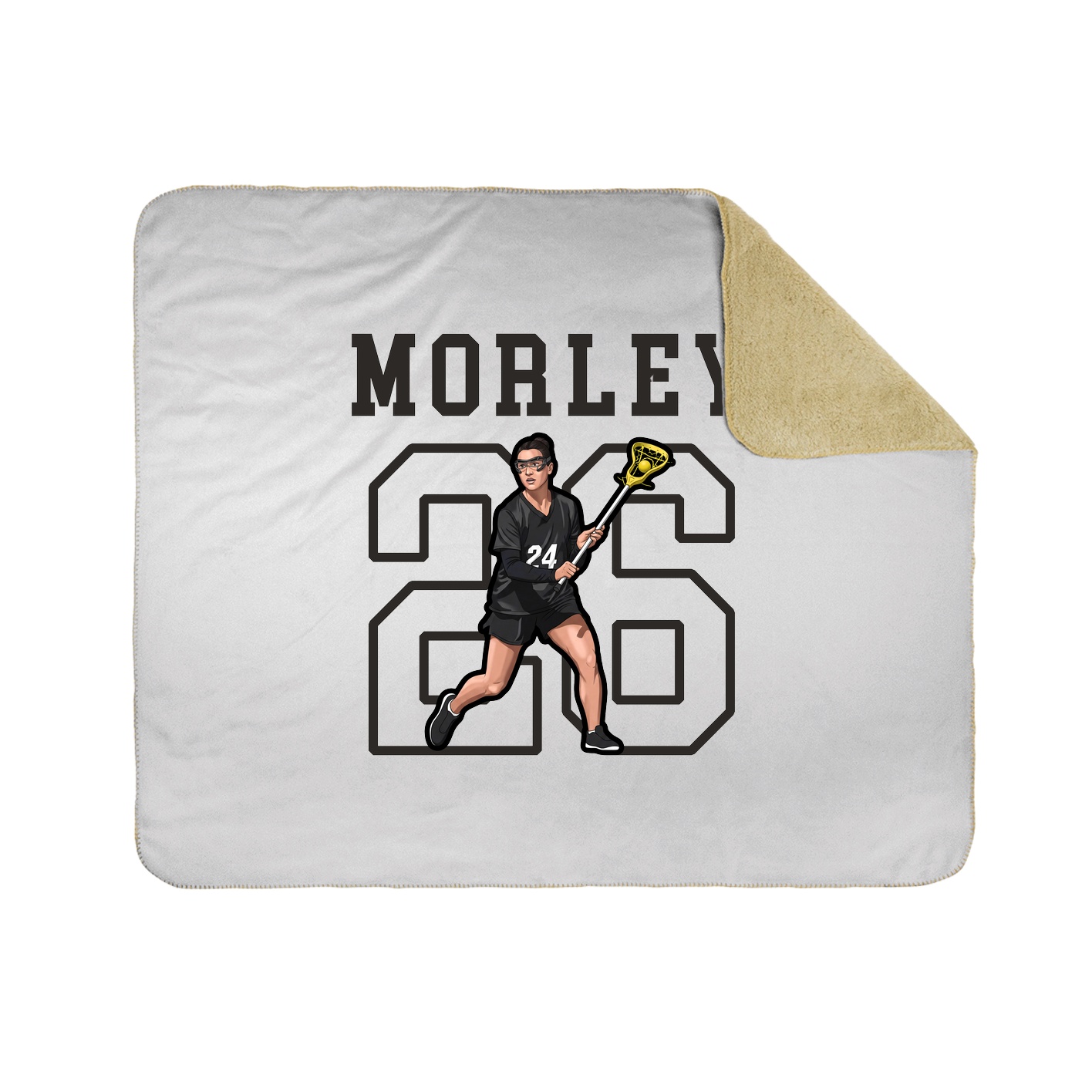 Throw Blanket — Shirsey in White