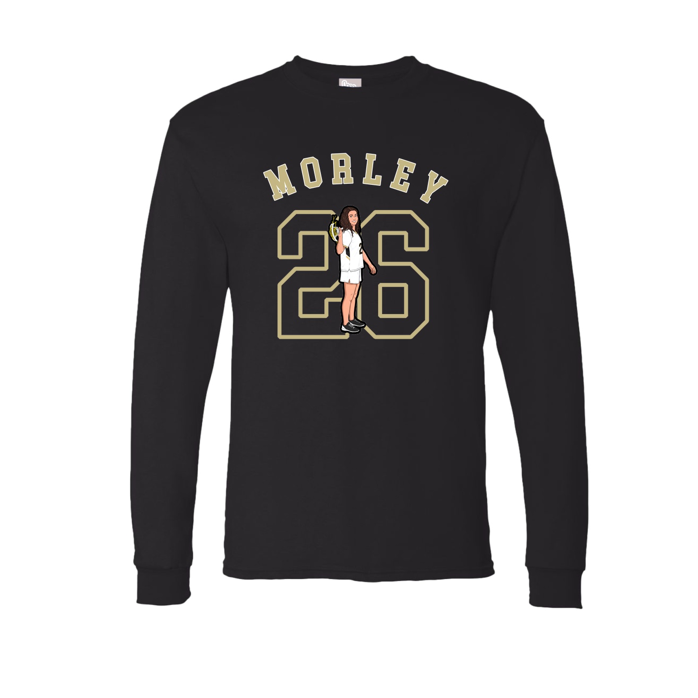 Long Sleeve Tee — Shirsey Arch in Black