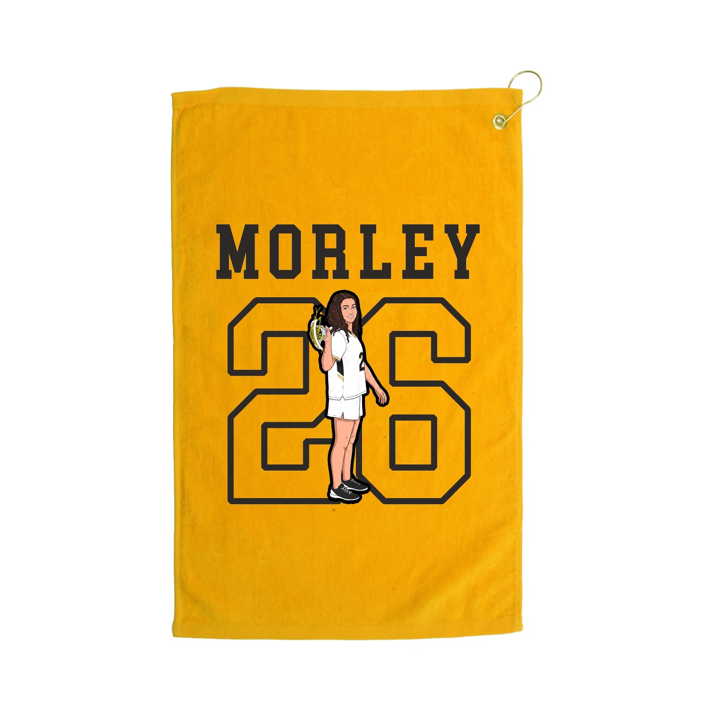Golf Towel — Shirsey in Gold