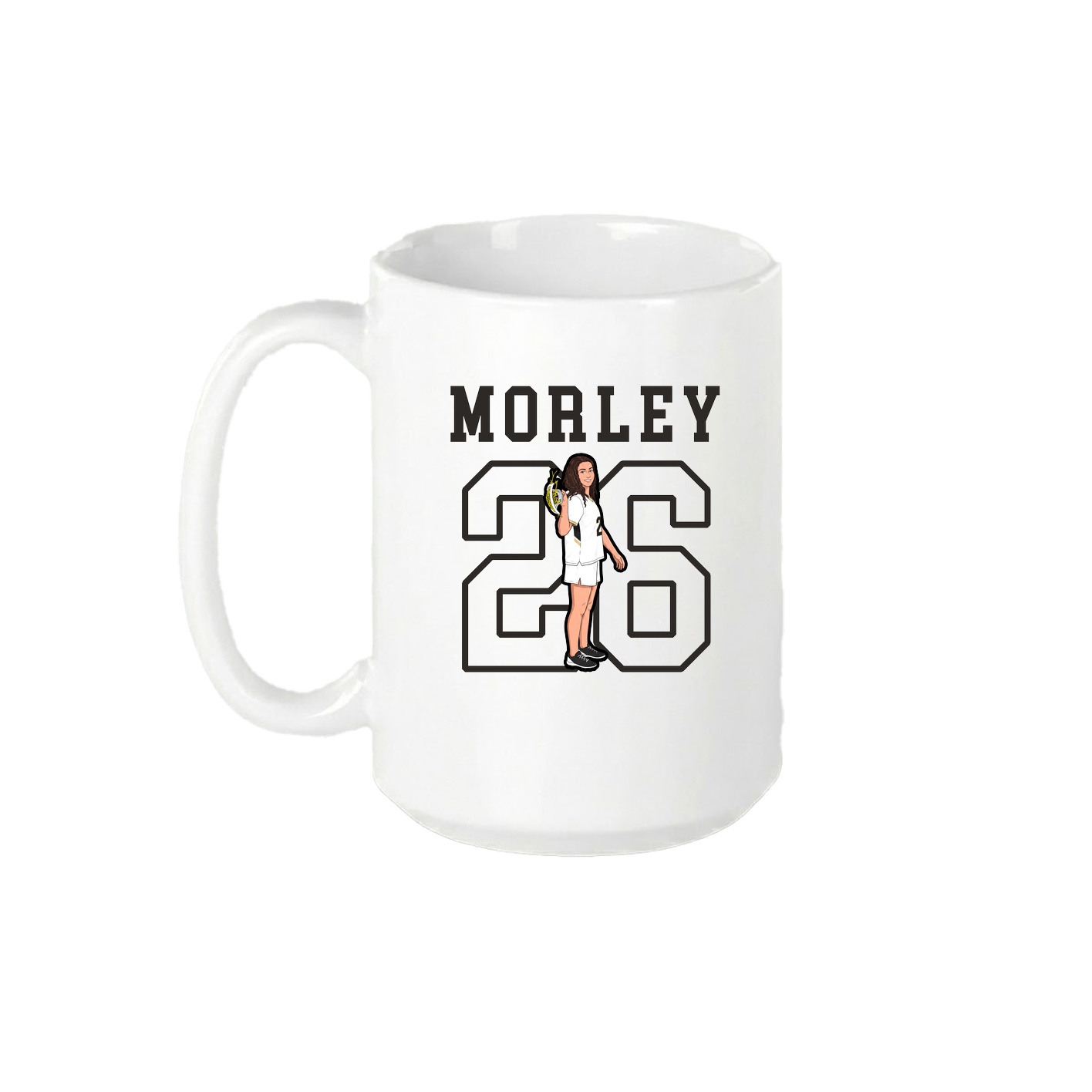 15oz Coffee Mug — Shirsey in White