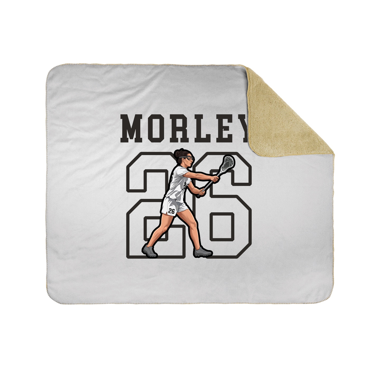 Throw Blanket — Shirsey in White