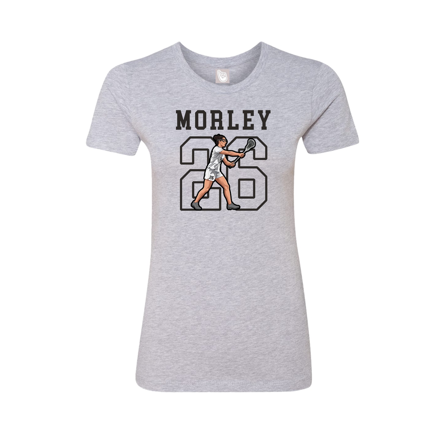 Fitted Women's Tee — Shirsey in Grey