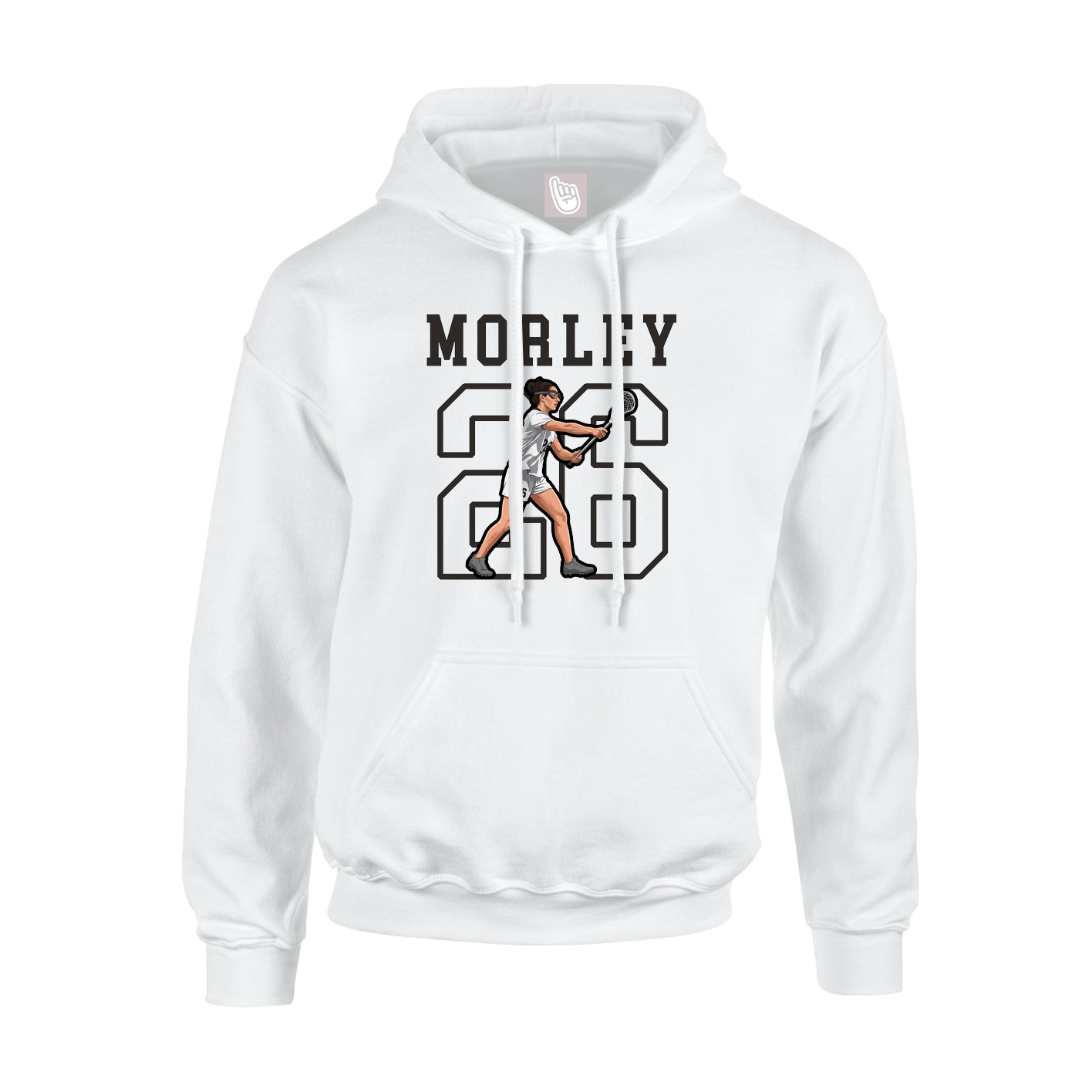 Hoodie — Shirsey in White