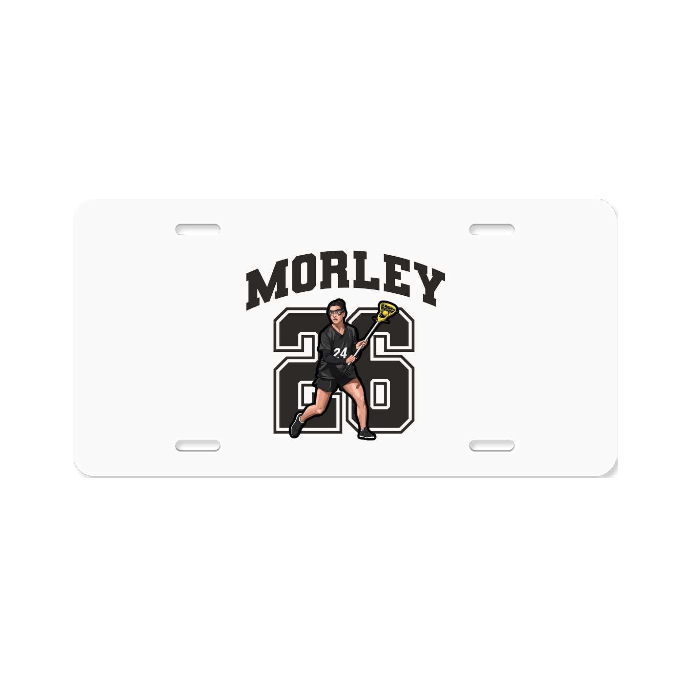 License Plate — Number in Classic