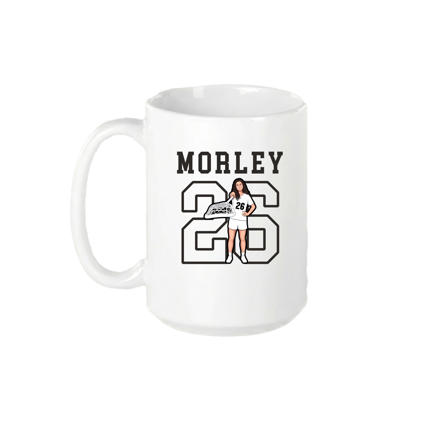 15oz Coffee Mug — Shirsey in White