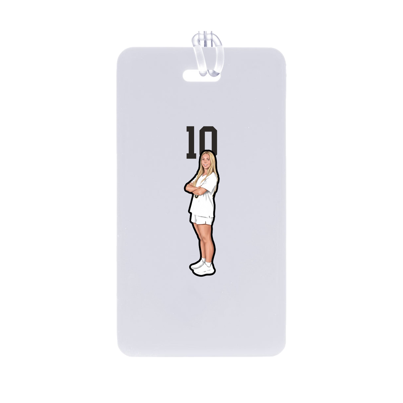 Bag Tag — Number Top in Classic