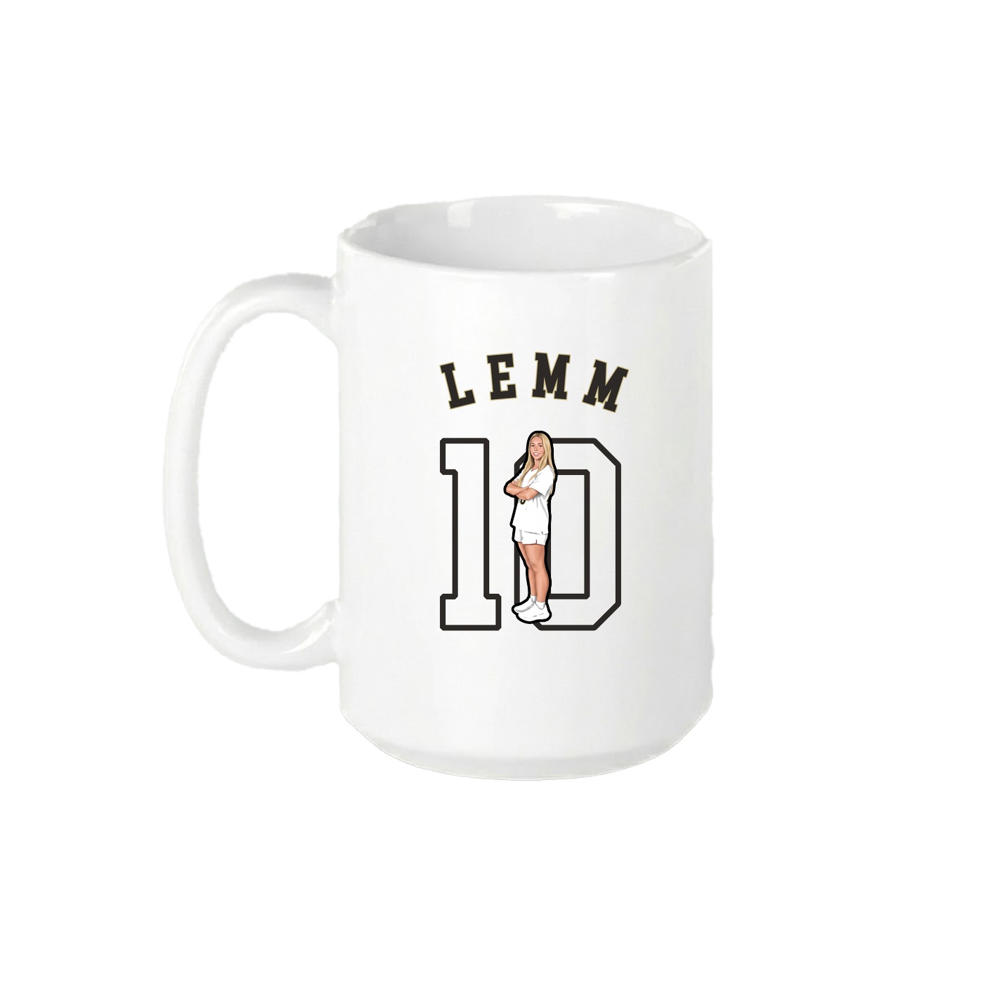 15oz Coffee Mug — Shirsey Arch in White