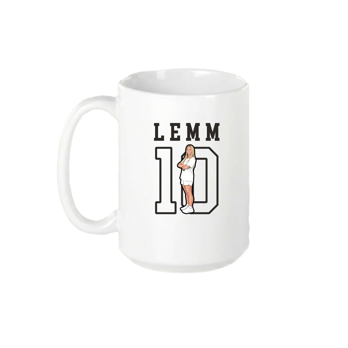 15oz Coffee Mug — Shirsey in White