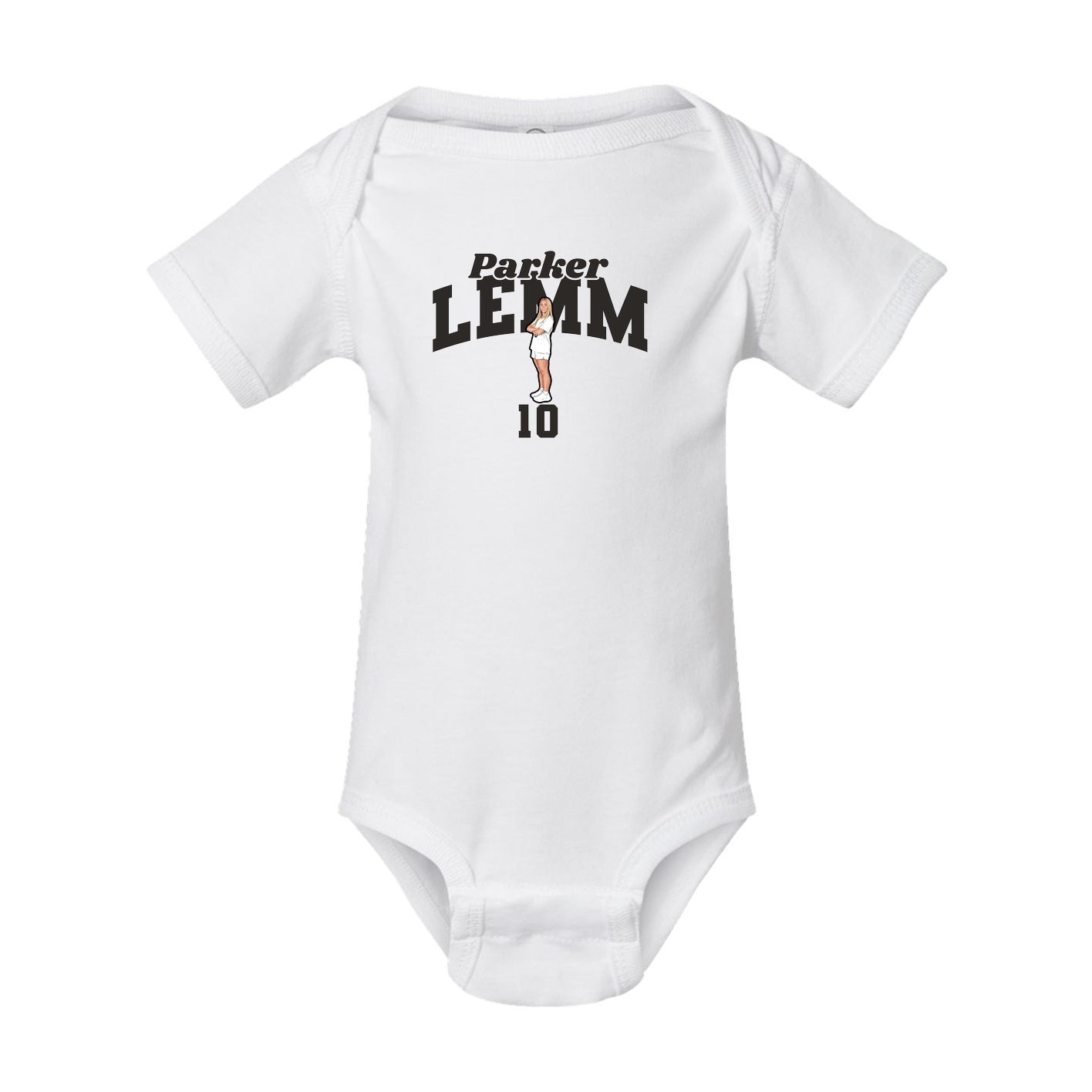 Baby Onesie — Signature Arch in White