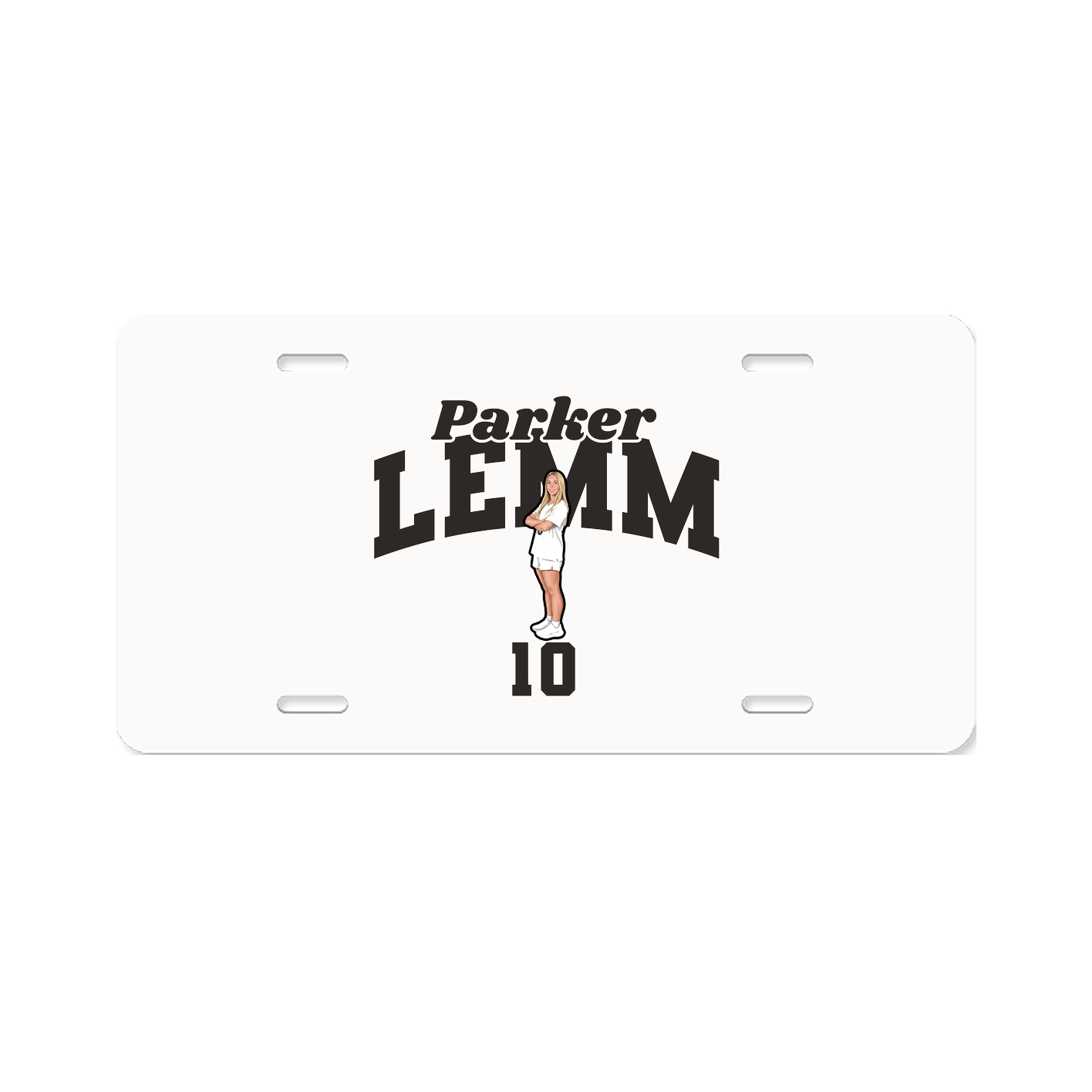 License Plate — Signature Arch in Classic