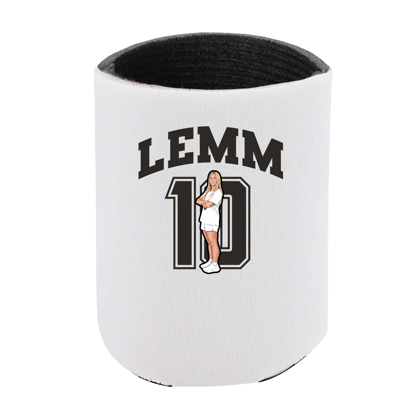 Can Holder — Number in White