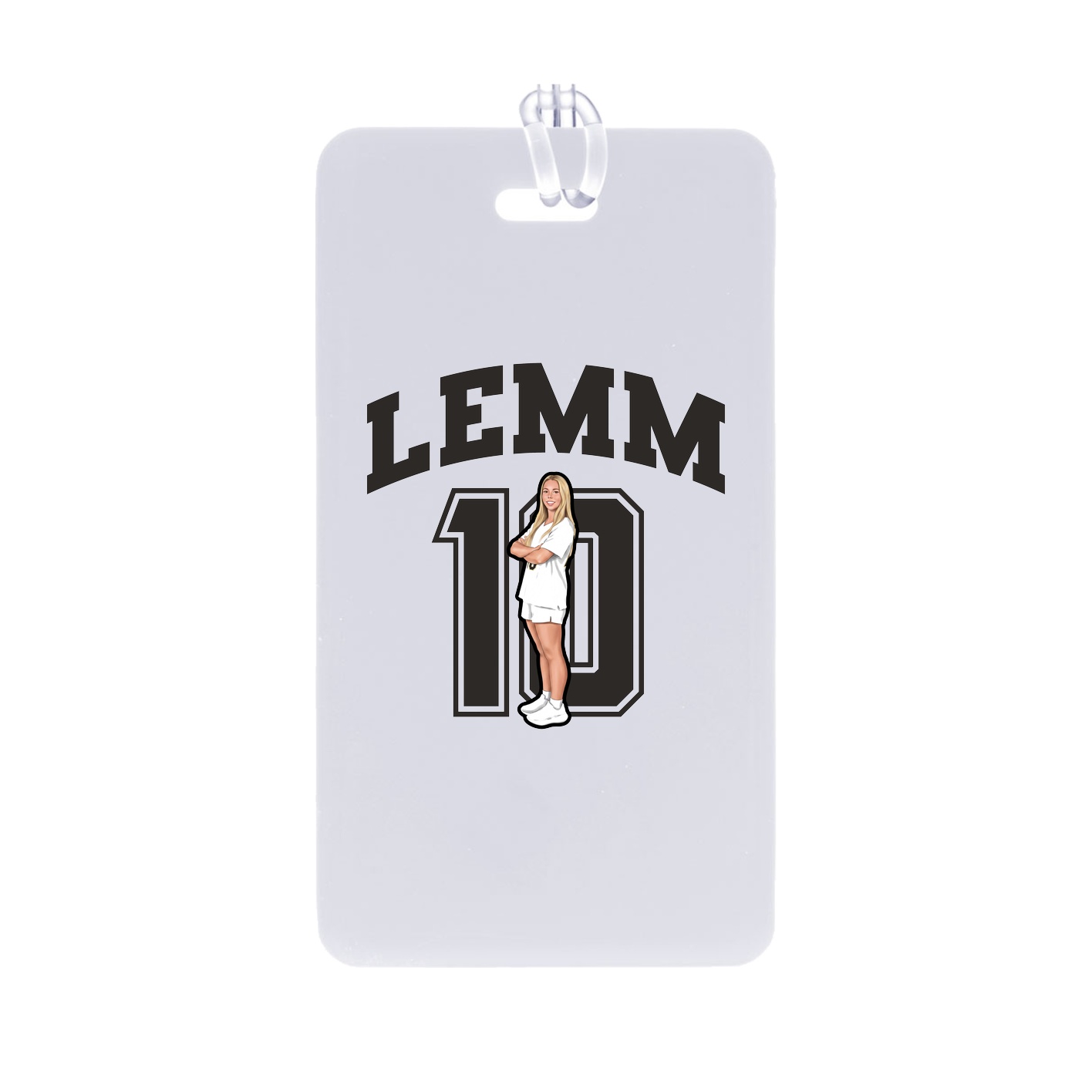 Bag Tag — Number in Classic