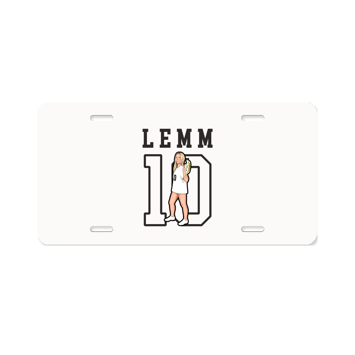 License Plate — Shirsey in Classic