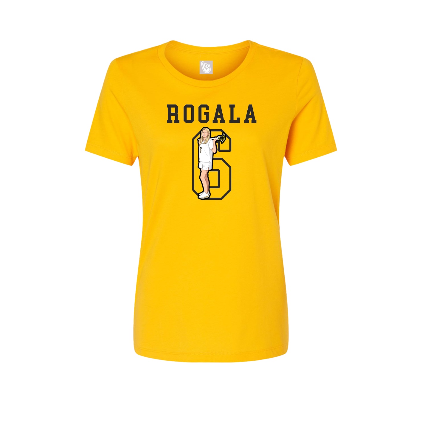 Fitted Women's Tee — Shirsey in Gold