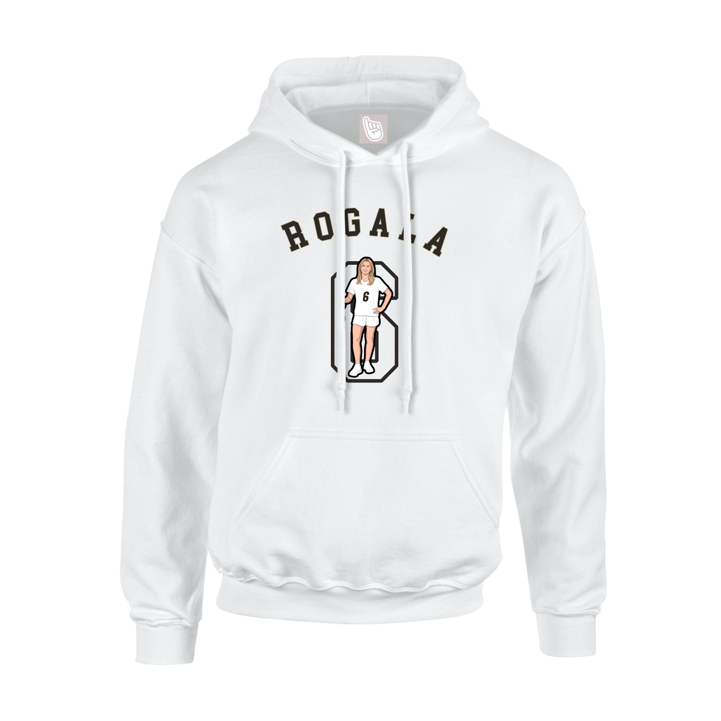 Hoodie — Shirsey Arch in White