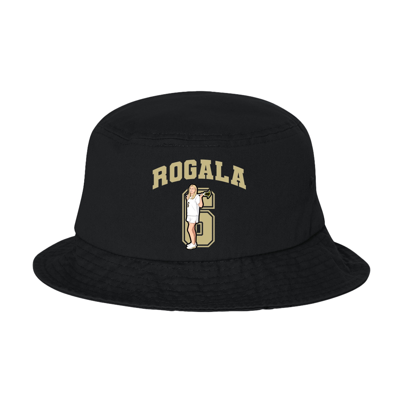 Bucket Cap — Number in Black