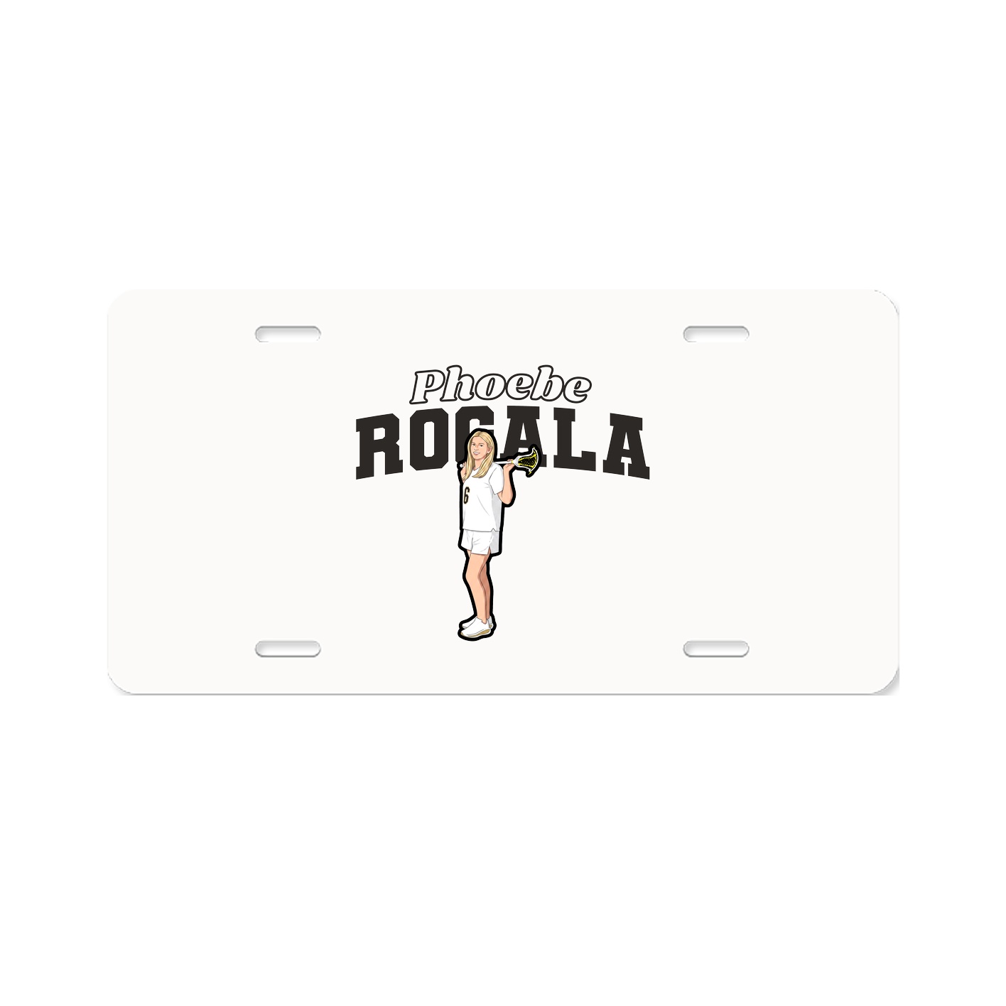 License Plate — Name Arch in Classic